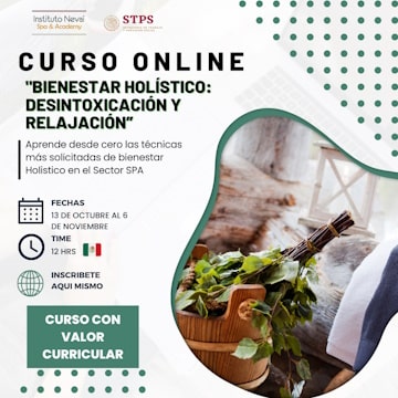 Curso de Bienestar Holístico. Desintoxicación y Relajación