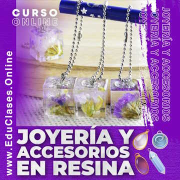 Curso de joyería y accesorios en resina