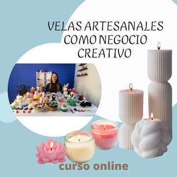 Curso de velas artesanales como negocio