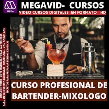 Curso profesional Bartender Mixólogo