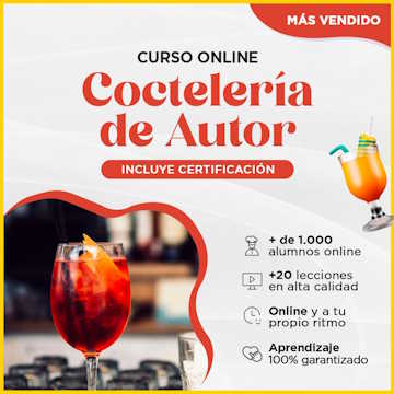 Curso de Coctelería de Autor online