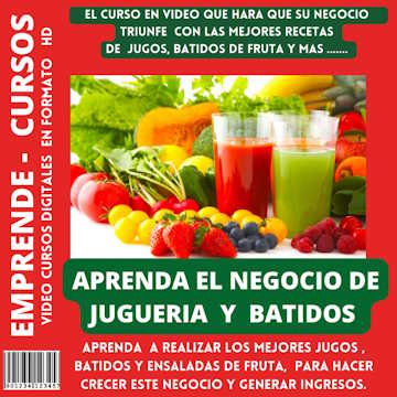 Curso de jugos, batidos y ensaladas de frutas