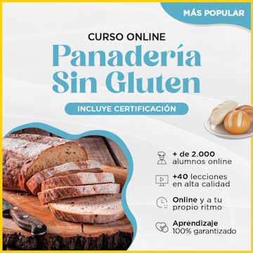 Curso de panadería sin gluten online
