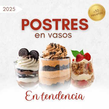 Ebook para preparar postres en vasos