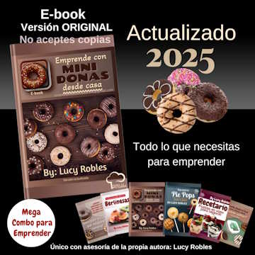 Ebook para preparar mini donas desde casa