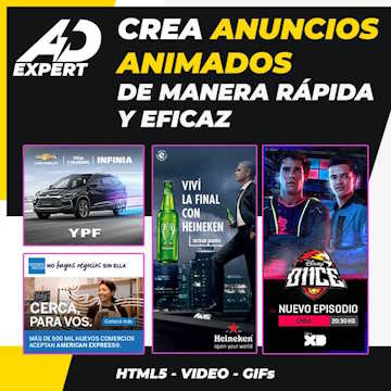 Curso Display Ad Expert para crear anuncios animados en Google Ads, Meta, TikTok y más