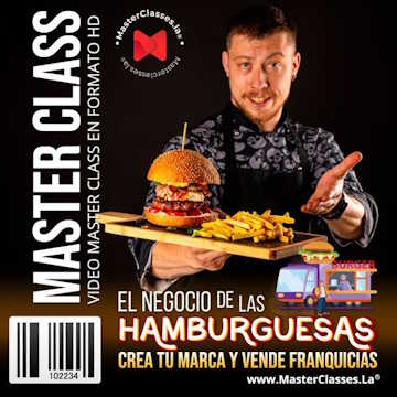 Curso online para emprender un negocio de hamburguesas y vender franquicias