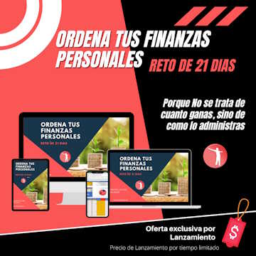 Curso online para organizar tus finanzas personales en 21 días