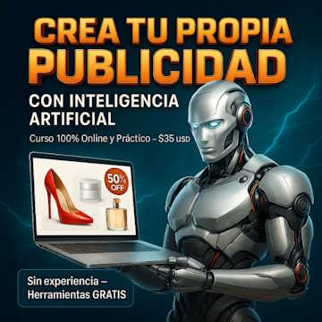 Curso para crear publicidad profesional con inteligencia artificial desde cero