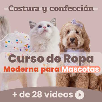 Curso online de costura moderna para perros y gatos, crea ropa y accesorios para tus mascotas