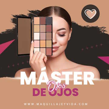 Curso avanzado de maquillaje de ojos con técnicas creativas y coloridas