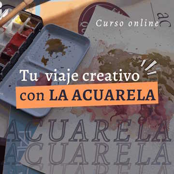Curso online de acuarela creativa para expresarte y descubrir tu estilo artístico