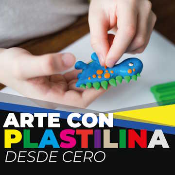 Curso online de arte en plastilina para niños y familias, desde cero