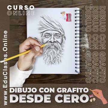 Curso online de dibujo con grafito desde cero para crear obras artísticas
