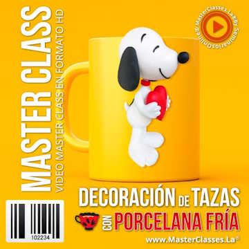 Curso online de decoración de tazas con porcelana fría para emprender desde casa